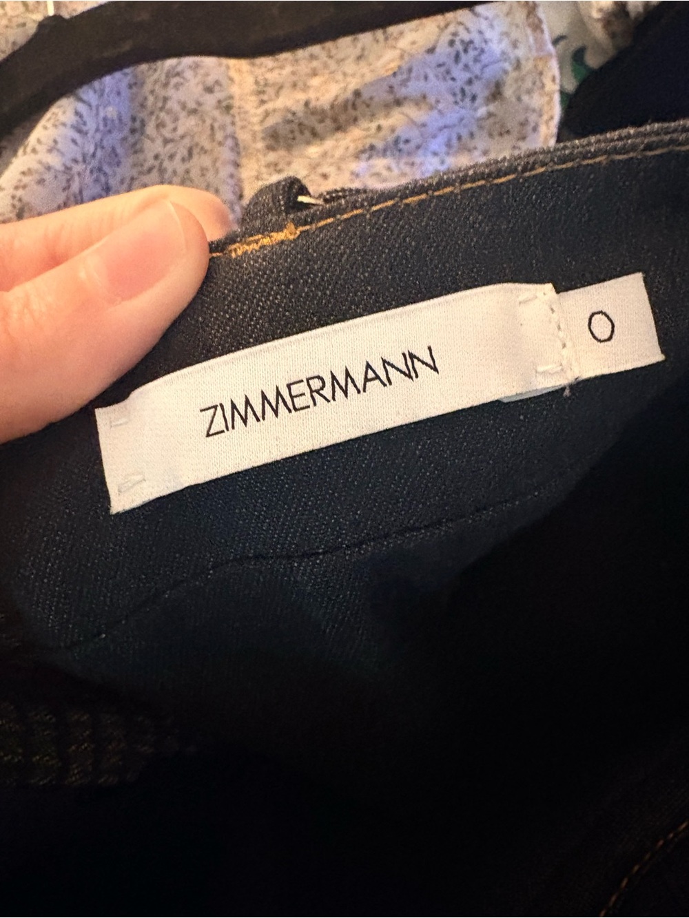 Zimmermann Crush Denim Corset Dress Size 0 - Picture 3 of 3